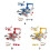 (B) Megaplane Toy, Kiddycorner Megaplane, Transportation Airplane Car Toy Set 4