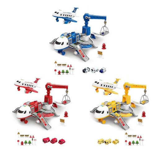 (B) Megaplane Toy, Kiddycorner Megaplane, Transportation Airplane Car Toy Set 2