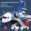 (A) Megaplane Toy, Kiddycorner Megaplane, Transportation Airplane Car Toy Set 4