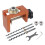 (6-8-10mm, Spiral Drill) Adjustable Pocket Hole Jig Kit for Woodworking Projects,Easy to Use Tool Set 1