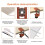 (6-8-10mm, Tri-point Drill) Adjustable Pocket Hole Jig Kit for Woodworking Projects,Easy to Use Tool Set 5