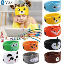 Kids Headphones Headband Wireless, Headband Earphones for Children Baby & Toddlers, with Thin Speakers & Super Soft