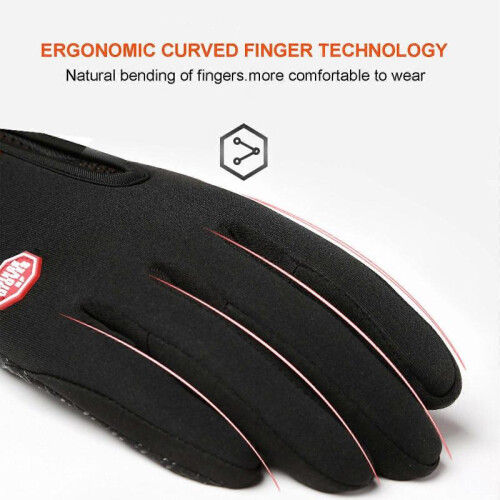 (XL) USB Heating Gloves Hand Warmer Heated Mittens Gloves Warm Touchscre 2