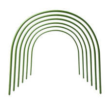 Greenhouse Hoops Garden Plant Hoop 4ft Long with Plastic Coated Rust-Free Grow Tunnel Hoops for Garden Stakes Fabric