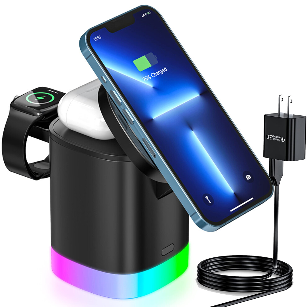Station Magnetic Faster Mag-Safe For Iphone Series Apple Watch Airpods 798135965065