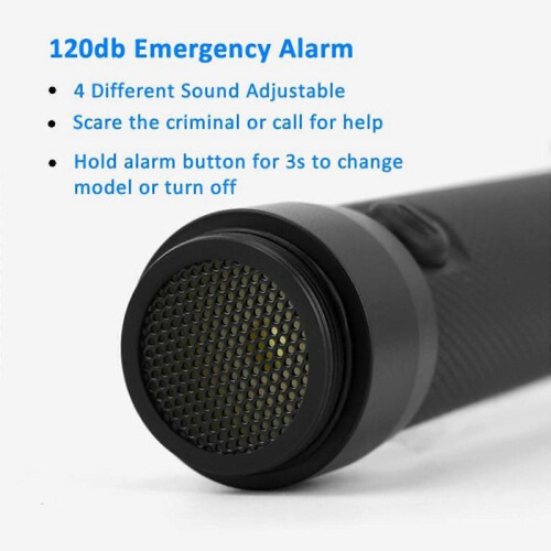 (Red) Solar Power LED Flashlight 1800 Lumen LED Tactical Flashligh 2