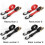 (Black) Auto Retractable Ratchet Straps With S Hook Tiedowns 3