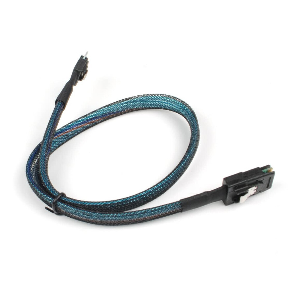 6 Pcs Mini Sas Slim Sas 4.0 Sff-8654 4I 38Pin To Sas Sff-8087 Adapter Cable For Hard Disk Raid 50Cm Refï¼Rty 798135966093