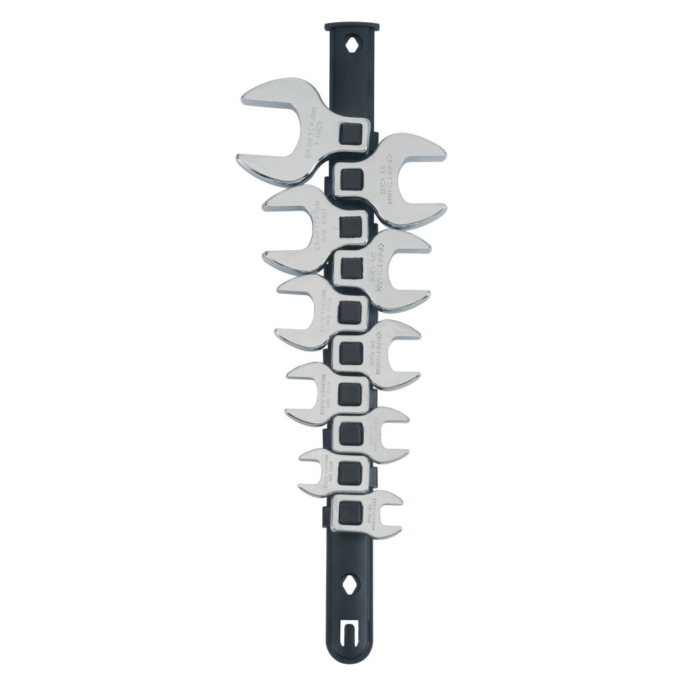 10 Piece Wrench Set Crowfoot Open End Sae 798135966505