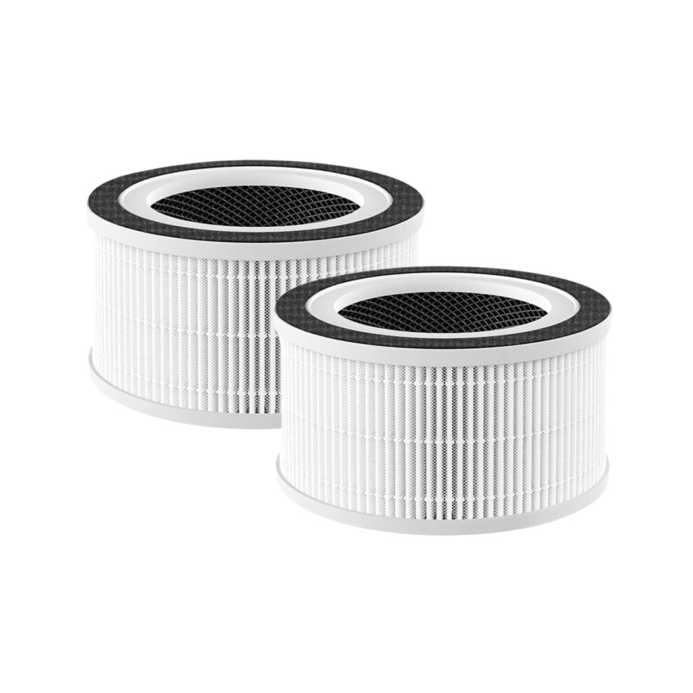 2 Packs True HEPA Filter + Carbon Compatible for AFLOIA FILLO and HALO