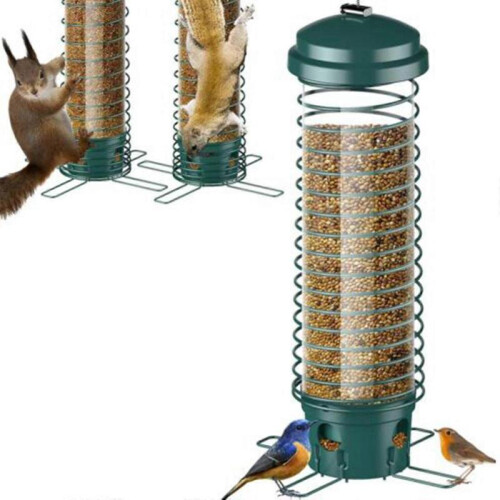 Squirrel-Proof Wild Bird Feeder - Portable Bird Feeder for Garden Yard. 1