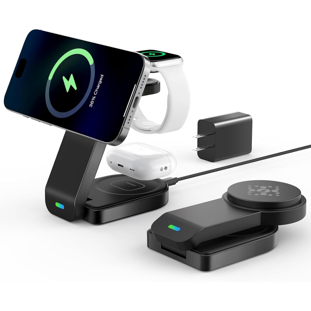 Foldable Charging Station For Iphone And Apple Watch Charging 798135967021