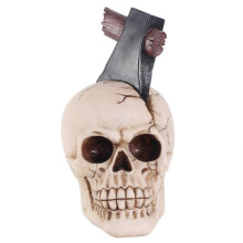 (D) Resin Skull Halloween Gifts Animal Skull C Ornament Home Bar Craft Resin Decor