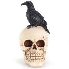 (E) Resin Skull Halloween Gifts Animal Skull C Ornament Home Bar Craft Resin Decor