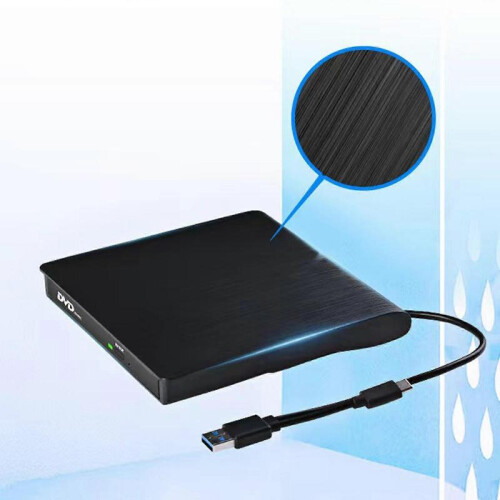 External Optical Drive USB 3.0 Type-C Portable cd dvd RW Burner Optical Drives 1