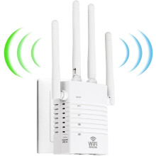 WiFi Extender Sign Bster fr Enhnced Cverge up t 10800sq.ft