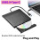 External Optical Drive USB 3.0 Type-C Portable cd dvd RW Burner Optical Drives 5