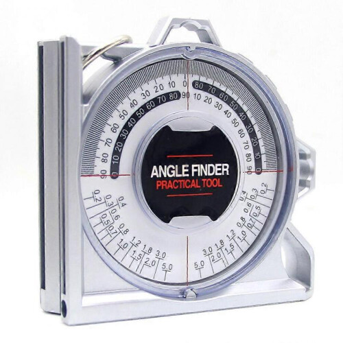 Angle Finder Multifunction Inclinometer Protractor High Accuracy Angle Locator Measuring Device with Magnetic Base