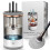 Makeup Brush Cleaner Machine with Makeup Brush Cleaner Mat for All Size Makeup Brush 1