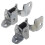2x FRONT OR REAR LEFT SIDE LOWER DOOR HINGE 55113665AI for JEEP DODGE CHRYSLER 4