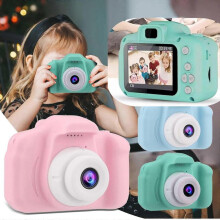 (With 32G SD Card, Blue) Kids Camera Video Recorder 1080P Children Toddler Toy Camera with 32 GB Card 2023