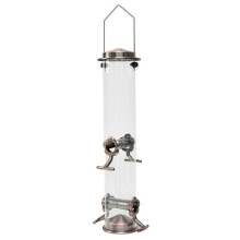 Pet Feeding Dispenser Bird Feeder Automatic Garden Yard Feeders Metal Iron Art Outside Hanging