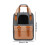 (Orange) Dog Cat Backpack Carrier, Expandable Pet Carrier Backpack for Travel Hiking 5
