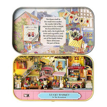 (Lucky Bazaar) Furniture Miniature Box Drama 16 X 15 Cm Collectibles Multicolor Art Crafts DIY Children's Toy House Set,100% New