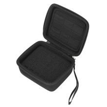 Nylon EVA USB-Stick-Hülle, 26 Fächer, 14,5x12,4cm, Schwarz