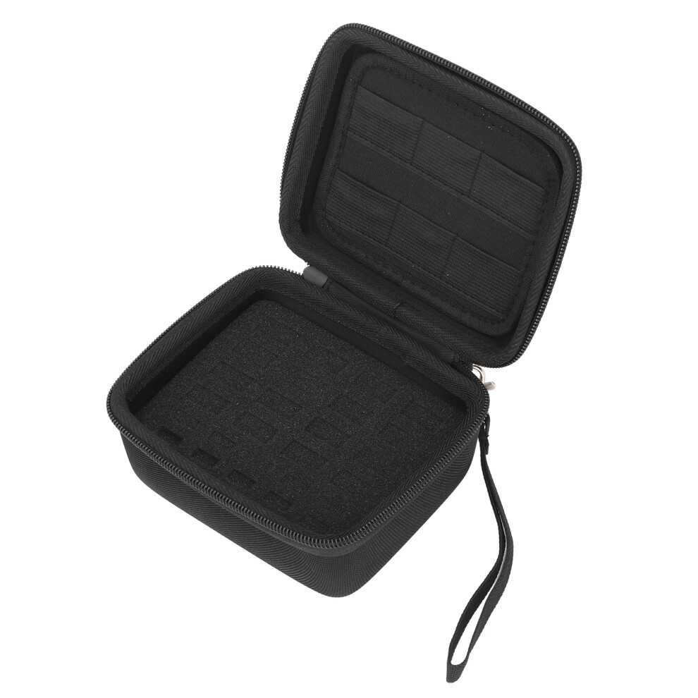 Portable USB Flash Drive Case 26 Slots Black 14.5x12.4cm-image-OPC-PHY2JZW-NEW