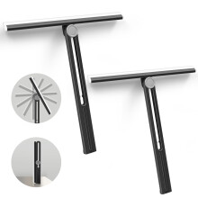 2 cks Aurpse Shwer Squeegee fr Gss Drs nd Cr Windw 11 Inches