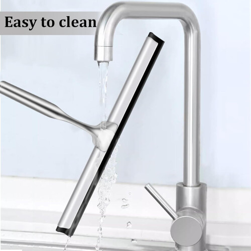 Stiness Stee Shwer Squeegee fr Gss Drs nd Mirrrs 10Inch 2