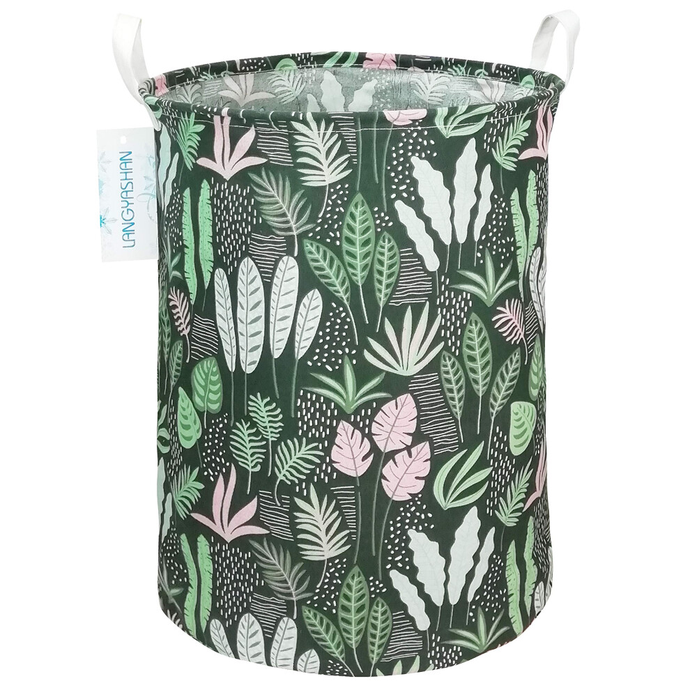 Canvas Fabric Collapsible Laundry Basket Organizer for Storage Bin Toy B-image-OPC-PHY2KZV-NEW