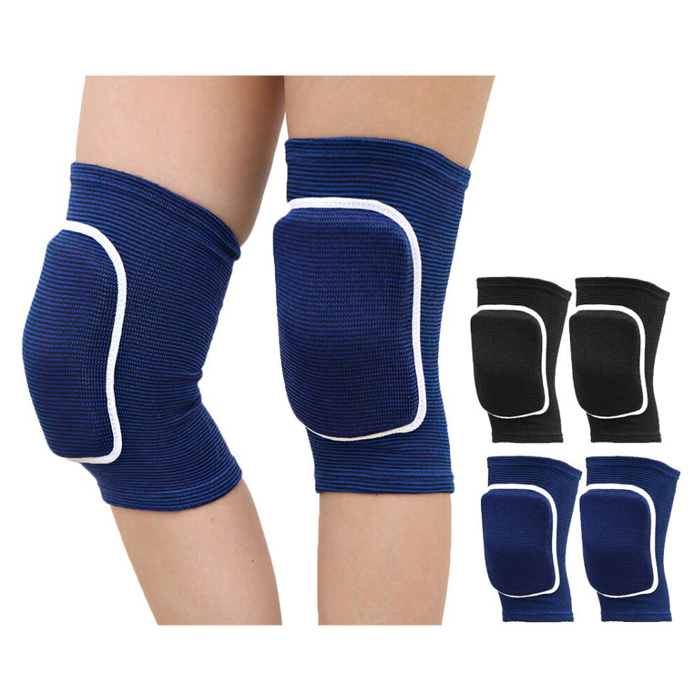 Pair of Non-Slip Breathable Flexible Elastic Knee Pads for Volleyball Dance-image-OPC-PHY2NZK-NEW