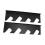 Garden Tool Organizer Iron Wall Mount for Garage Yard 14
