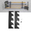 Garden Tool Organizer Iron Wall Mount for Garage Yard 13