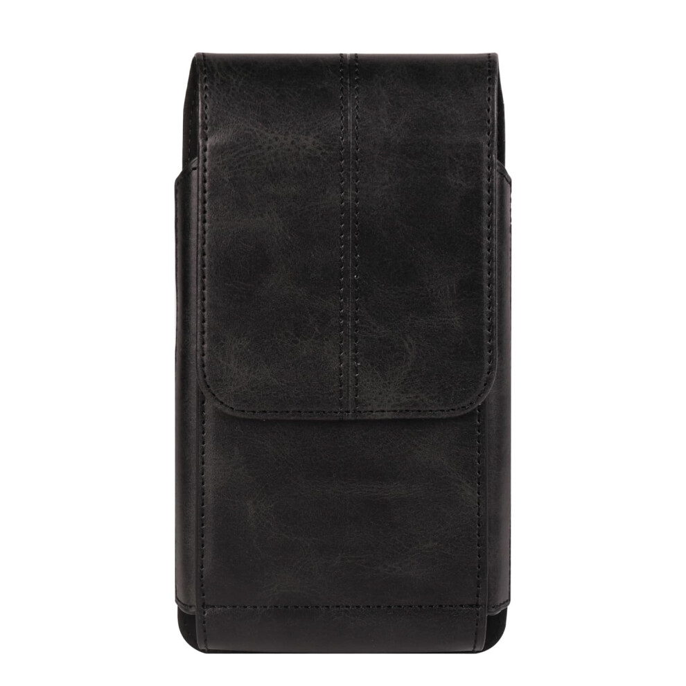 Universal Leather Smartphone Phone Holster Belt Loop Carrying Case 943784891276