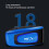 Bluetooth V5.0 Motorcycle Helmet Headset 1000mAh Battery 9