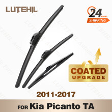 LUTEHIL's Silicone Front & Rear Wiper Set For Kia Picanto TA 2011 - 2017 2012 2013 2014 coated windshield wiper blade 24"14"12"