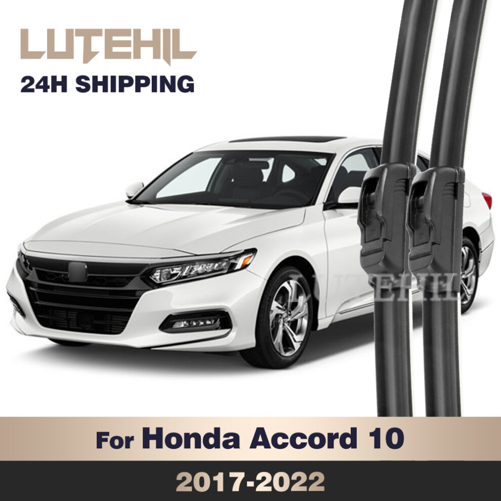 For Honda Accord 10 2017-2022 2018 2019 2020 2021 Wiper Front Wiper Blades Windshield Windscreen Window Brush 26" 19"-image-OPC-PHY2QB7-NEW