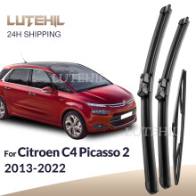 For Citroen C4 Picasso 2 2013-2022 2014 2015 2016 Wiper Front&Rear Wiper Blades Windshield Windscreen Window Brushes 30" 30" 14"