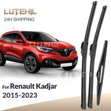 For Renault Kadjar 2015-2023 2016 2017 2018 2019 Wiper Front&Rear Wiper Blades Windshield Windscreen Window Brushes 26" 17" 9"