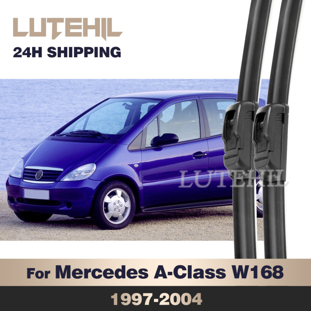 For Mercedes-Benz A W168 1997-2004 1998 1999 2000 2001 Wiper Front Wiper Blades Windshield Windscreen Window Brush 26" 21" 6935158878949