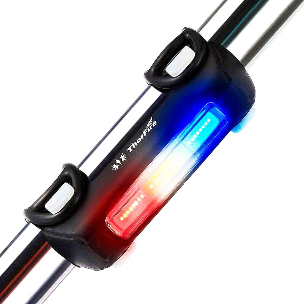USB Rechargeable LED Bright Bike Tail Light for Cycling Safety Fits Adult MTB Bikes