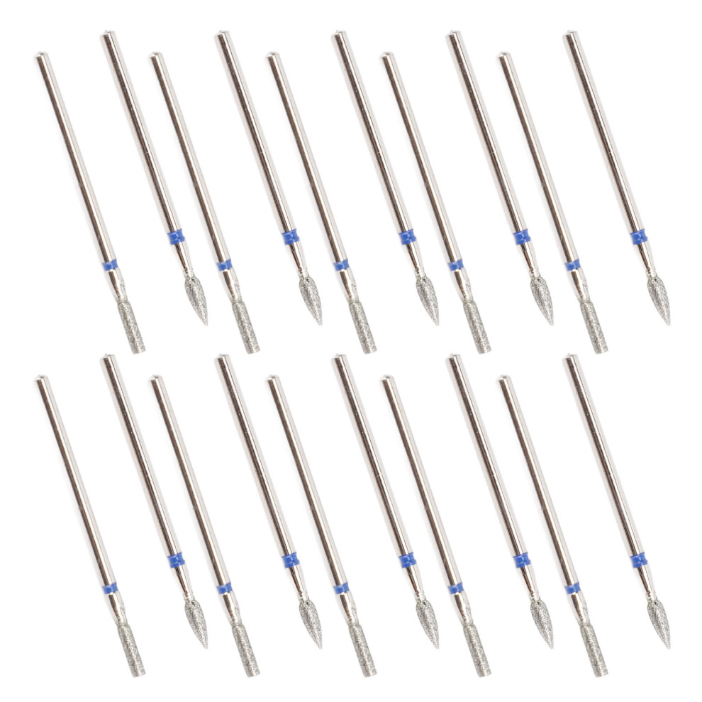 20pcs Stainless Steel Nail Drill Bits for Electric Grinder