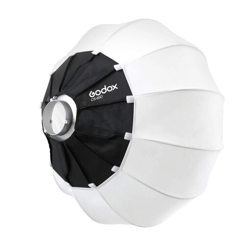 Lantern Softbox Bowens Mount Quick-Install Collapsible for Photo Portrait Studio Video 65cm