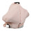 Button Closure Nursing Cover 73x170cm Apricot Cotton 5