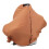 Button Closure Nursing Cover Soft Cotton 73x170cm Khaki 3