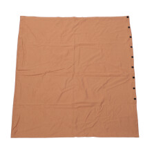 Button Closure Nursing Cover Soft Cotton 73x170cm Khaki