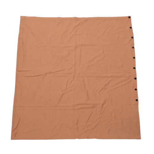 Button Closure Nursing Cover Soft Cotton 73x170cm Khaki